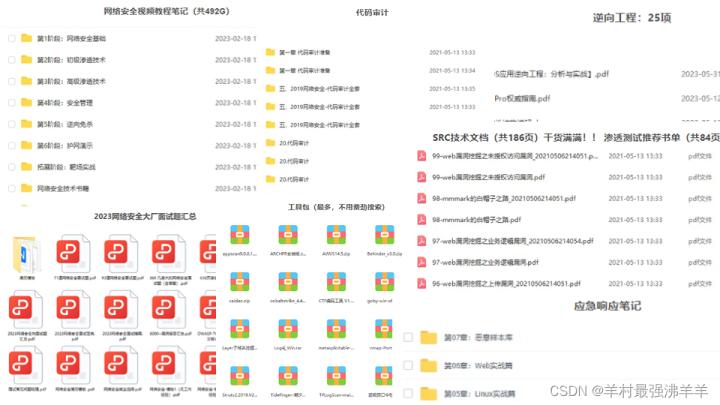 网络安全（黑客）—自学笔记